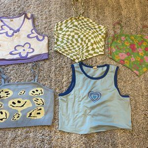 tops for summer -adorable bundle of 5 - brand new